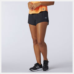 Black/White Q Speed Fuel Short / New Balance Women