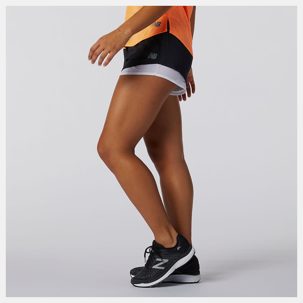 Black Q Speed Fuel Short / New Balance Women