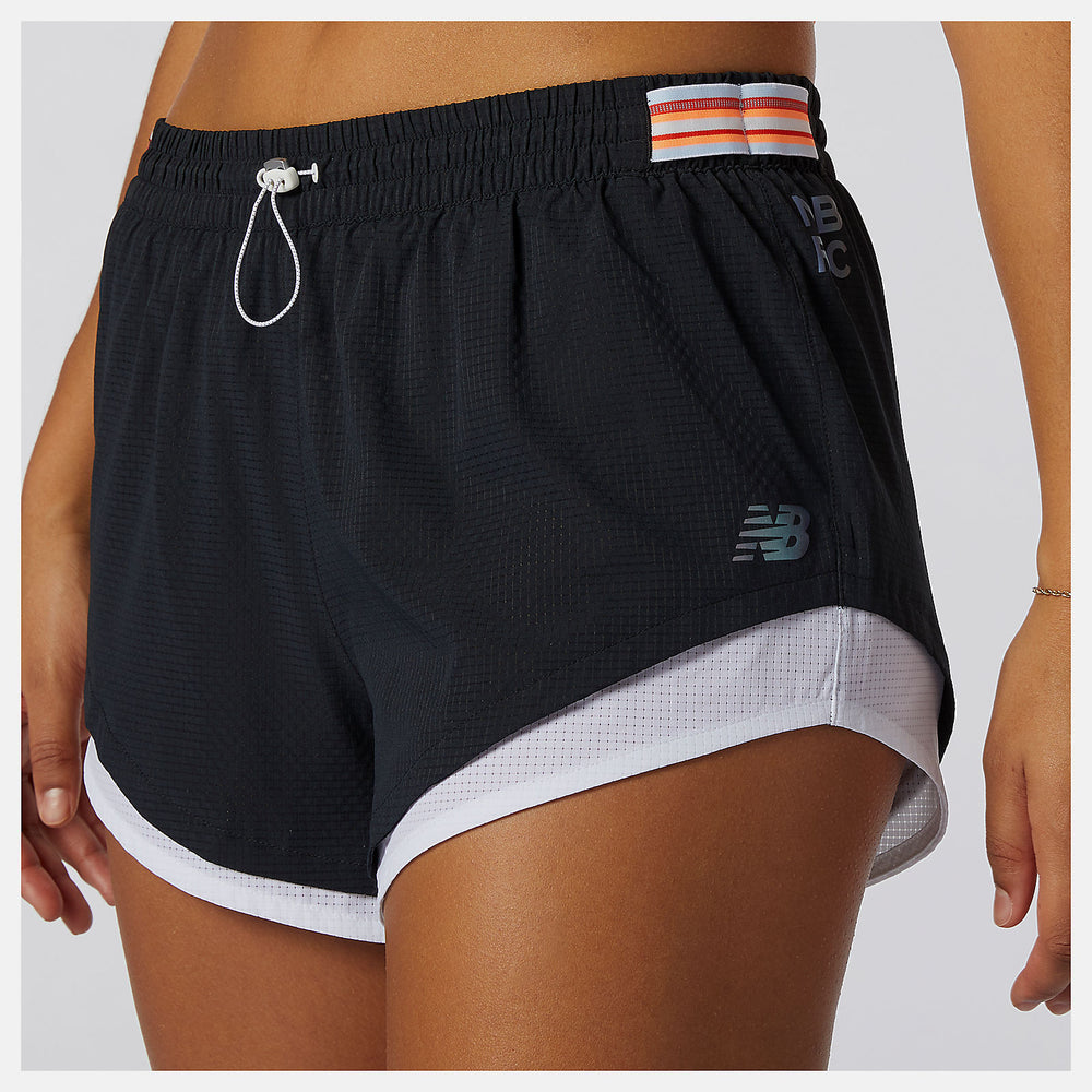 Black Q Speed Fuel Short / New Balance Women