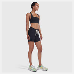 Black Staud Lace Up Fitted Short / New Balance Women