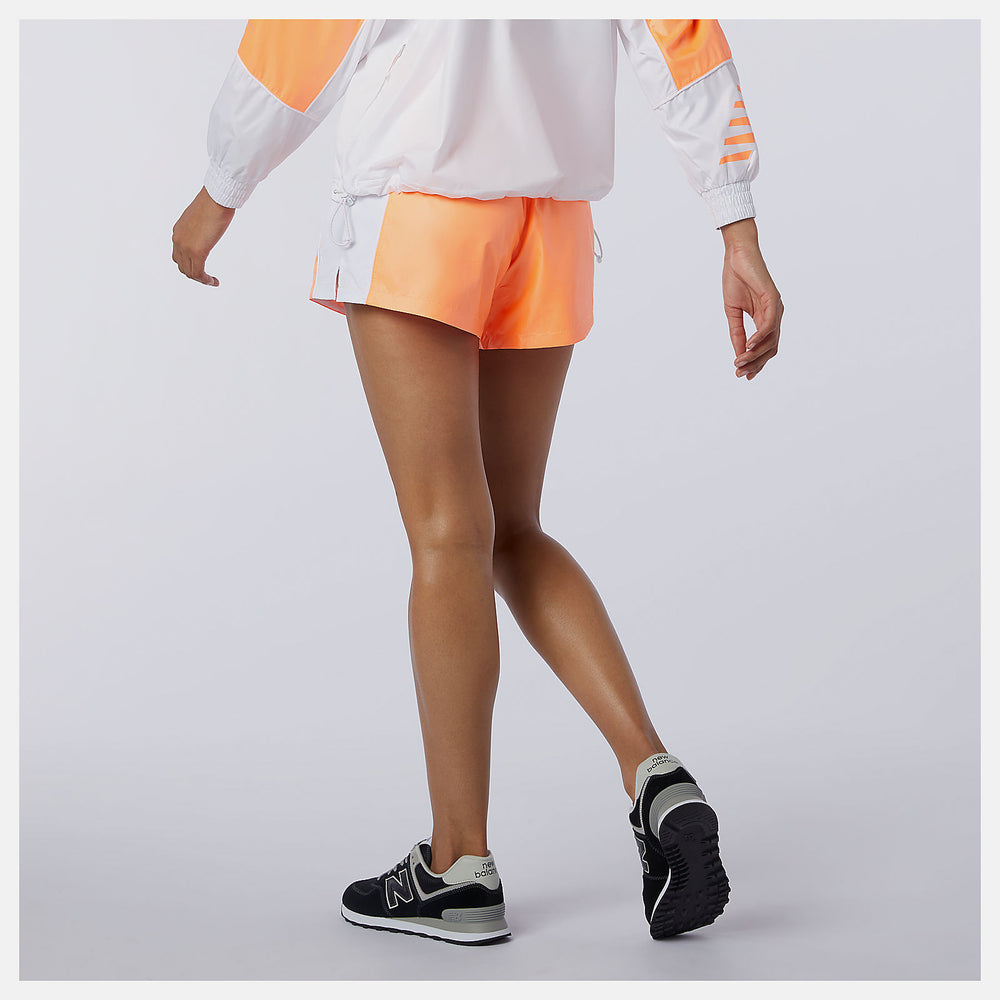 Citrus Punch NB Athletics Collide Woven Short / New Balance Women