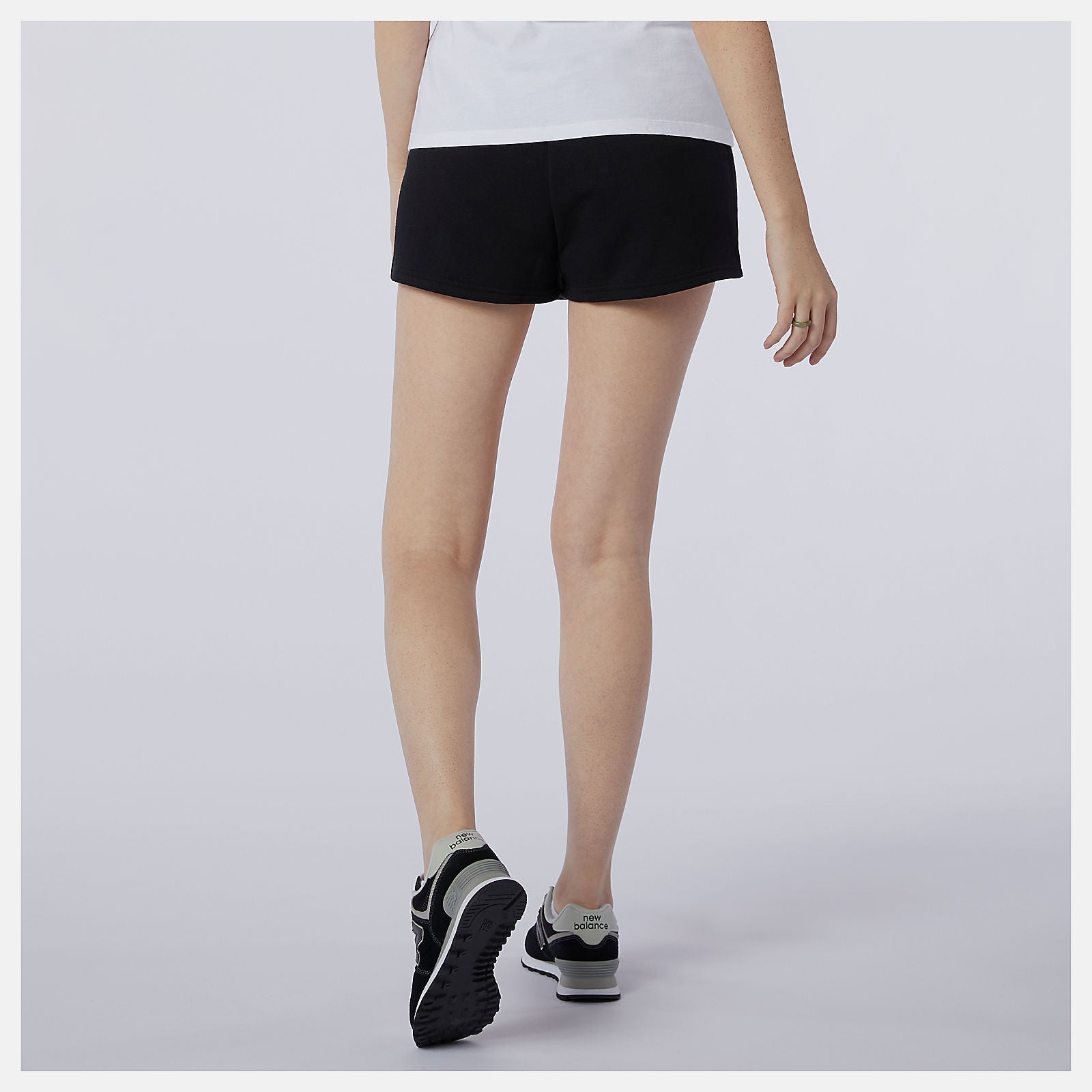 Black NB Essentials Knit Short / New Balance Women