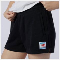 Black NB Essentials Knit Short / New Balance Women