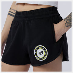 Black NB Essentials Athletic Club Short / New Balance Women