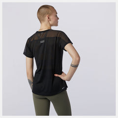 Black Impact Run Short Sleeve / New Balance Women