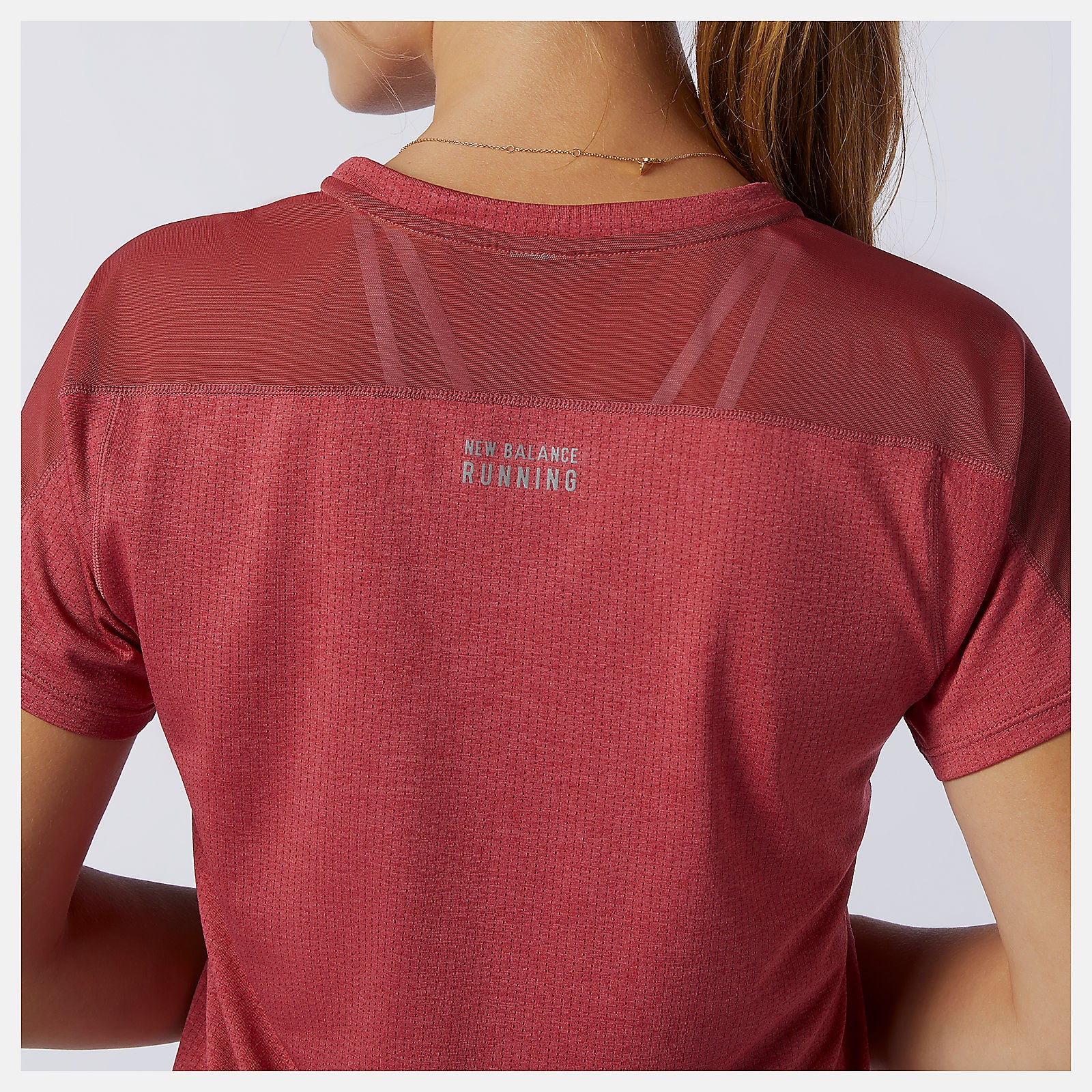 Earth Red Impact Run Short Sleeve / New Balance Women