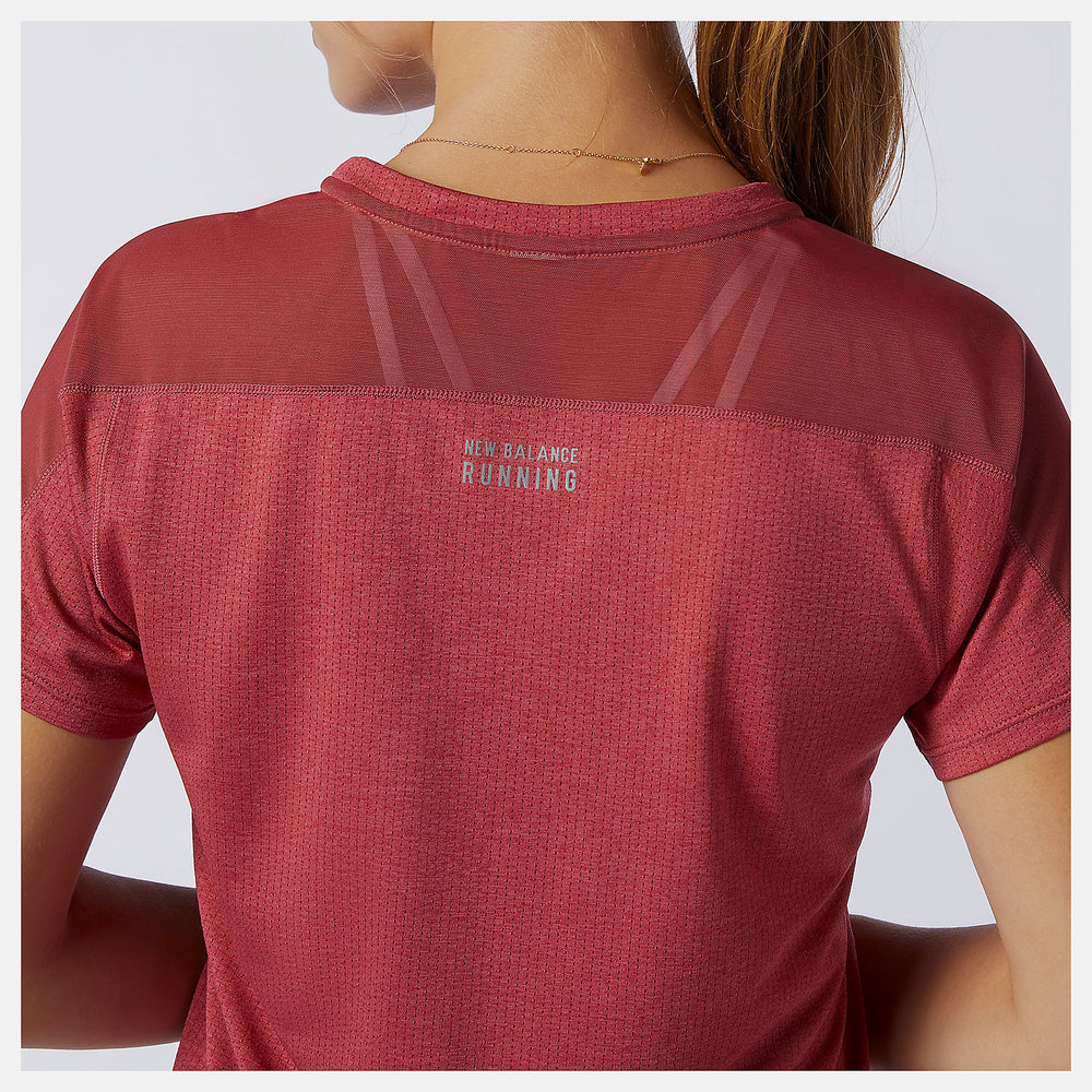 Earth Red Impact Run Short Sleeve / New Balance Women