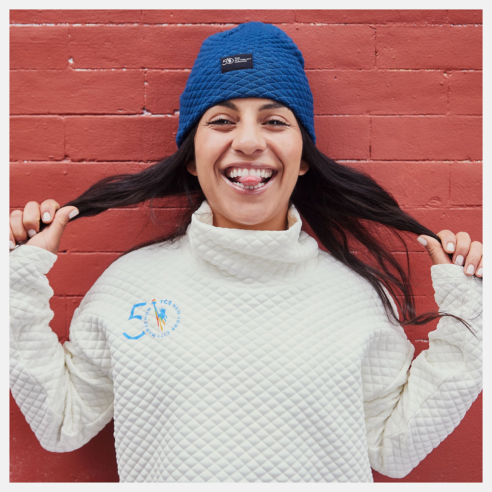 Sea Salt NYC Marathon NB Heat Loft Funnel / New Balance Women
