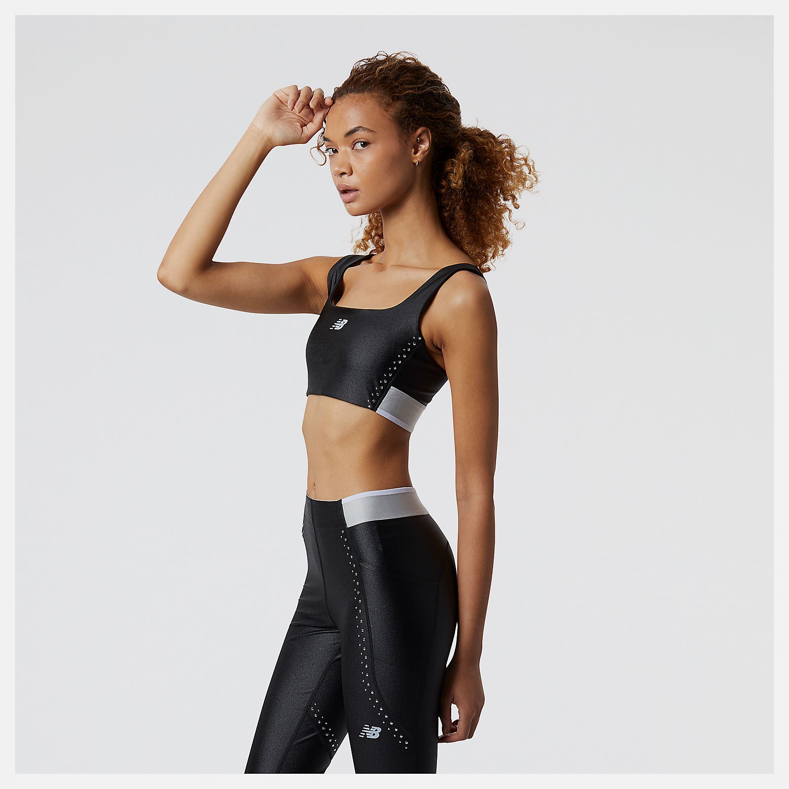 Black Syd Crop Bra / New Balance Women