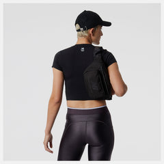 Black Syd Crop Tee / New Balance Women