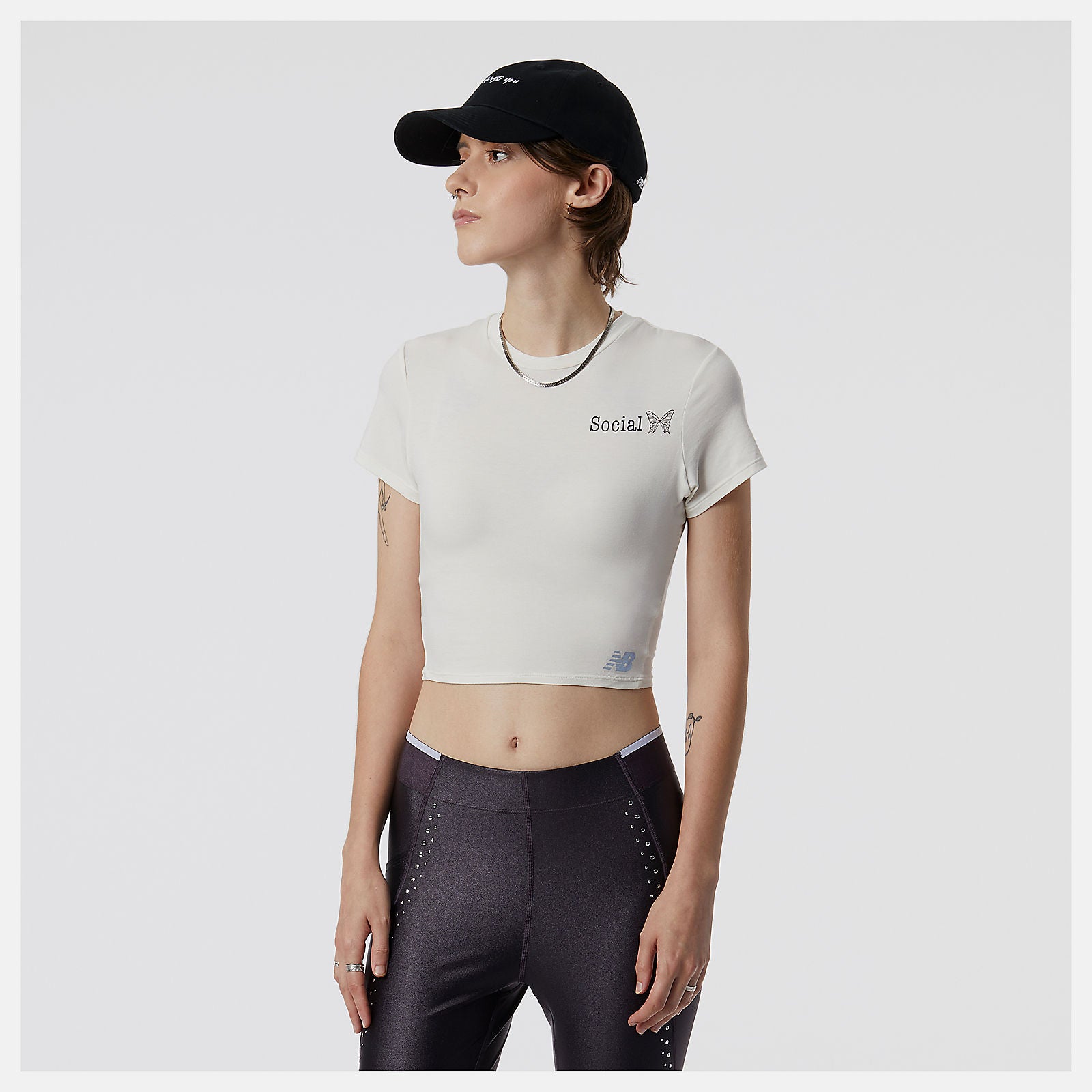 Sea Salt Syd Crop Tee / New Balance Women