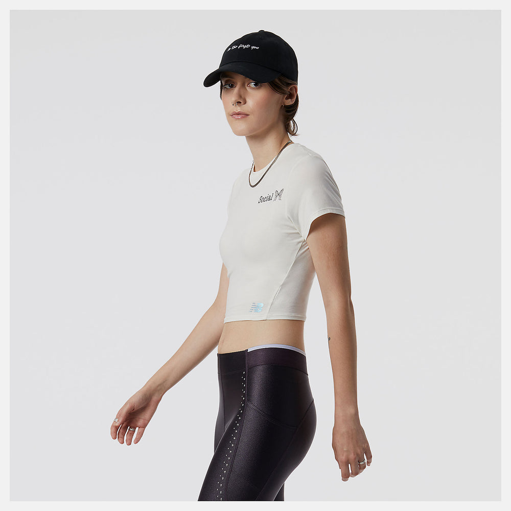 Sea Salt Syd Crop Tee / New Balance Women