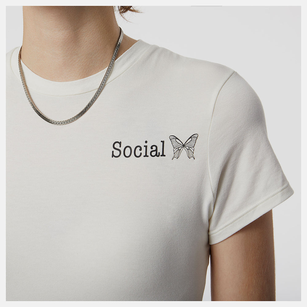 Sea Salt Syd Crop Tee / New Balance Women