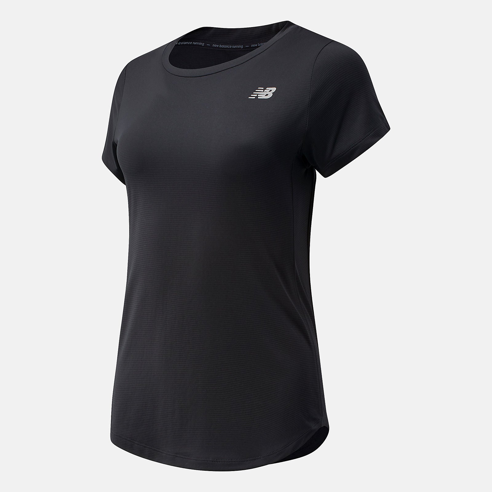 Black Accelerate Short Sleeve / New Balance Women