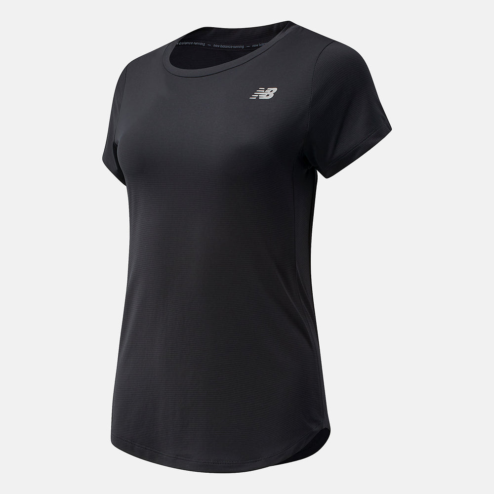 Black Accelerate Short Sleeve / New Balance Women