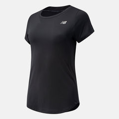 Black Accelerate Short Sleeve / New Balance Women
