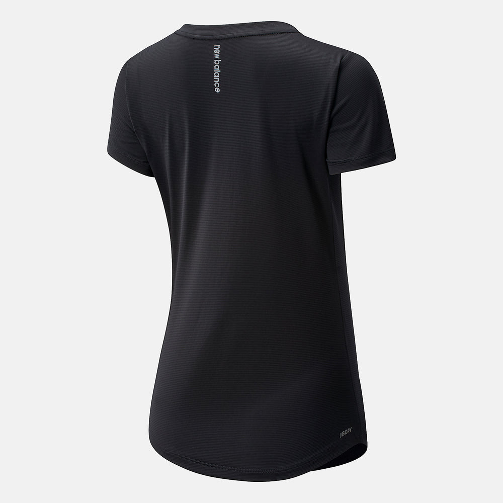Black Accelerate Short Sleeve / New Balance Women