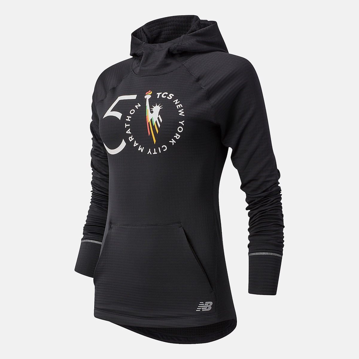 Black NYC Marathon NB Heat Grid Hoodie / New Balance Women