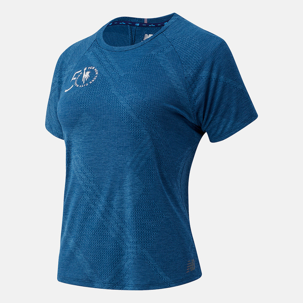 Rogue Wave NYC Marathon Q Speed Fuel Jacquard Short Sleeve / New Balance Women