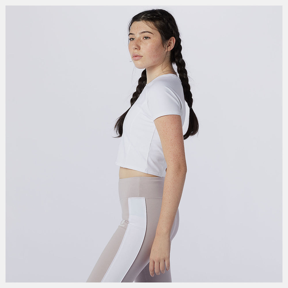 White/Grey NB Athletics Podium Tee / New Balance Women