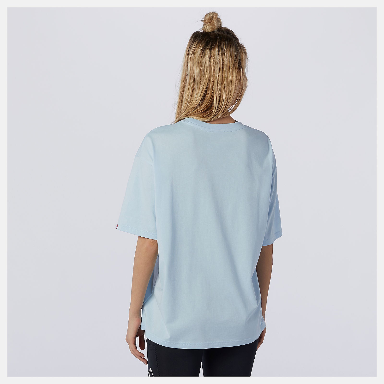 Uv Glo NB Essentials Stacked Logo Tee / New Balance Women