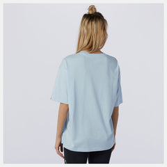 Uv Glo NB Essentials Stacked Logo Tee / New Balance Women