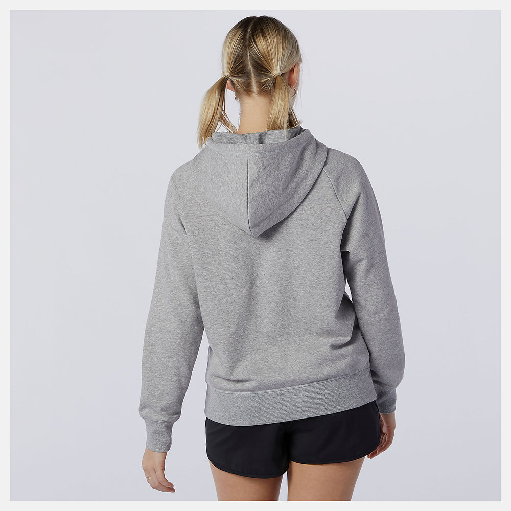 Athletic Grey NB Essentials Pullover Hoodie / New Balance Women