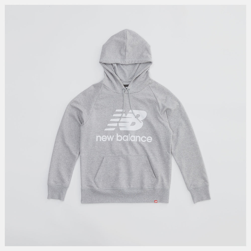 Athletic Grey NB Essentials Pullover Hoodie / New Balance Women