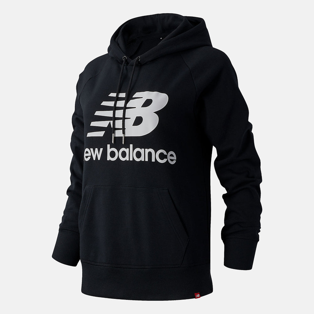 Black NB Essentials Pullover Hoodie / New Balance Women