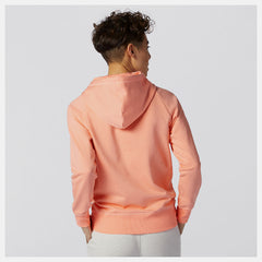 Pink NB Essentials Pullover Hoodie / New Balance Women