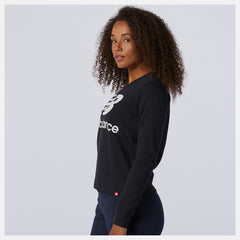 Black Essentials Crew / New Balance Women