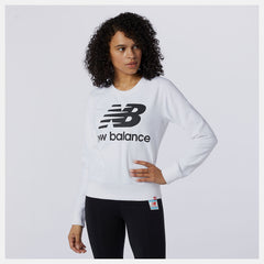 White/Black Essentials Crew / New Balance Women