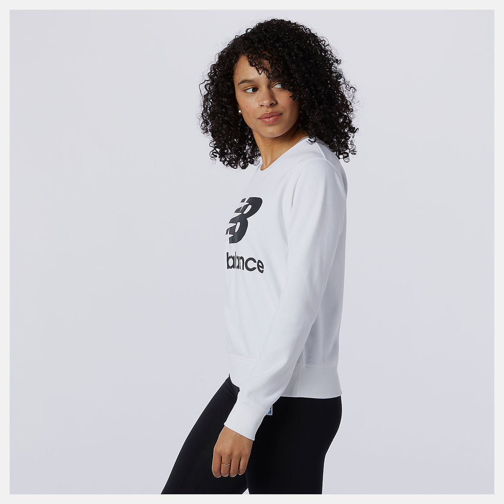 White/Black Essentials Crew / New Balance Women