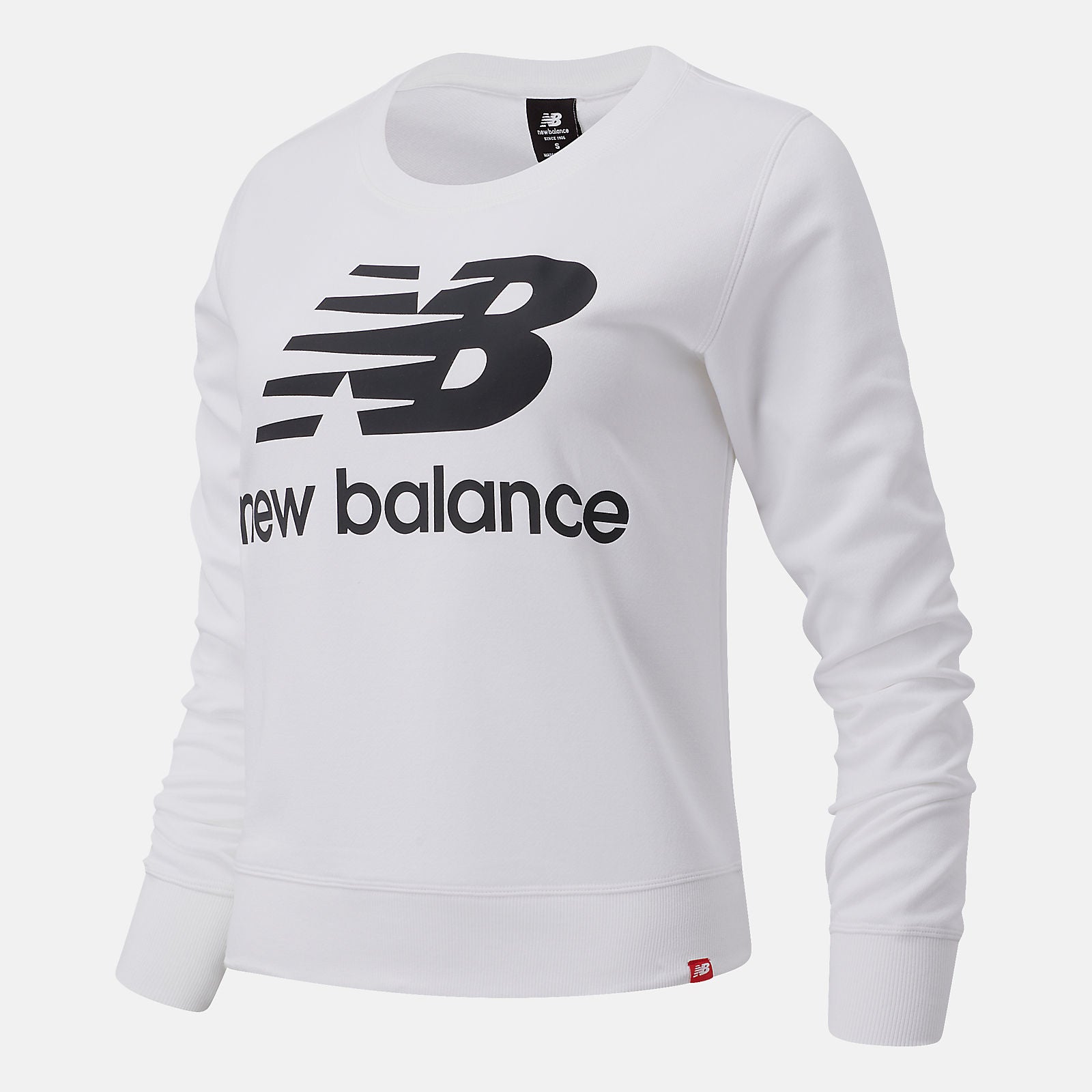 White/Black Essentials Crew / New Balance Women