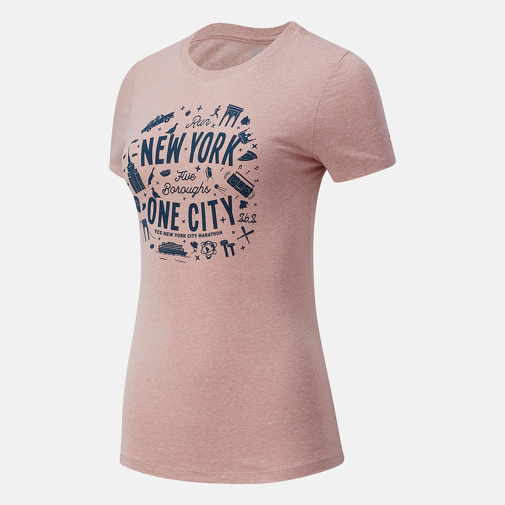 Desert Rose NYC Marathon Run New York Five Boroughs One City / New Balance Women