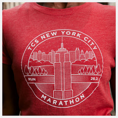 Team Red Inline NYC Marathon Park/NYC Badge / New Balance Women