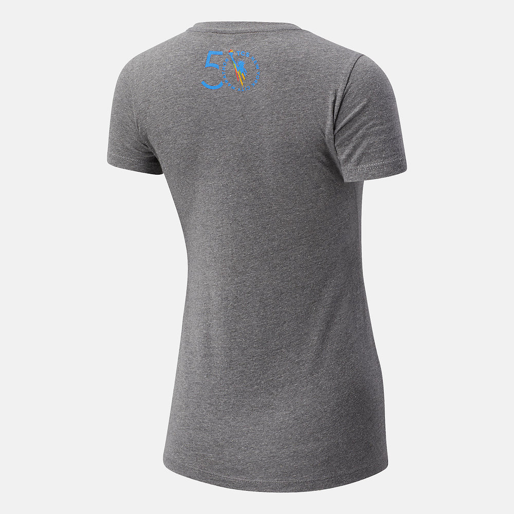 Athletic Grey NYC Marathon Run 26.2 Park Short Sleeve / New Balance Women