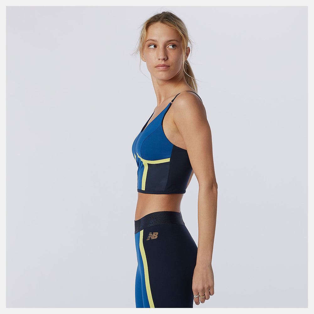 Captain Blue Determination NBSleek Crop Top / New Balance Women