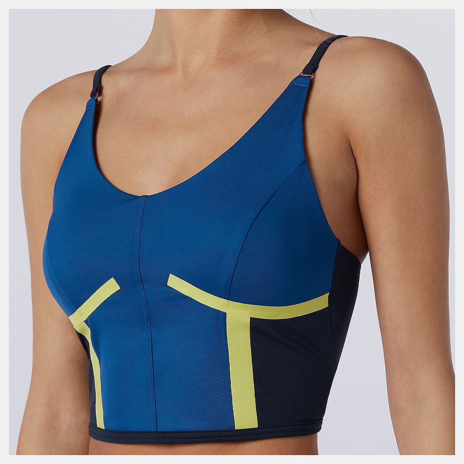 Captain Blue Determination NBSleek Crop Top / New Balance Women