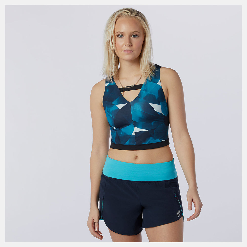 Deep Sky Transform NBSleek Printed Crop Top / New Balance Women