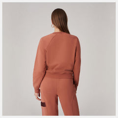 Terra Cotta Bandier Fleece Crew / New Balance Women