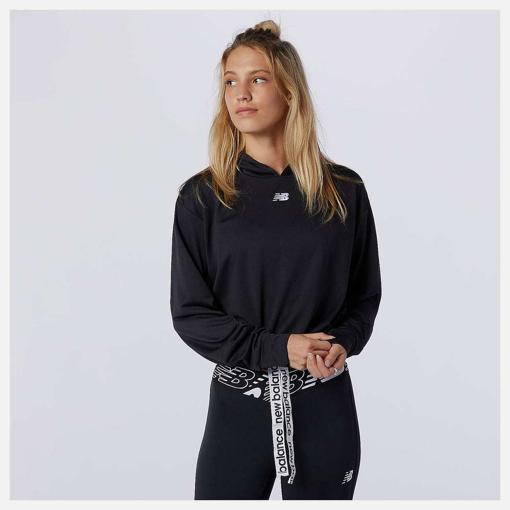 Black Relentless Cinched Hem Hoodie / New Balance Women