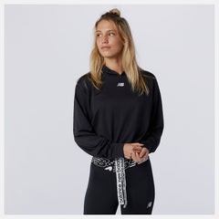 Black Relentless Cinched Hem Hoodie / New Balance Women