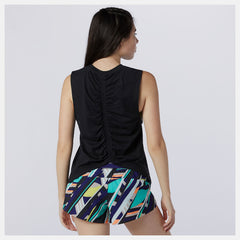 Black Relentless Cinched Back Graphic Tank / New Balance Women