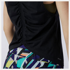 Black Relentless Cinched Back Graphic Tank / New Balance Women