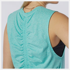 Summer Jade Relentless Cinched Back Graphic Tank / New Balance Women