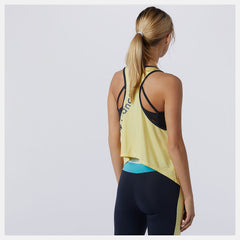 Lemon Haze Achiever Mesh Tank / New Balance Women