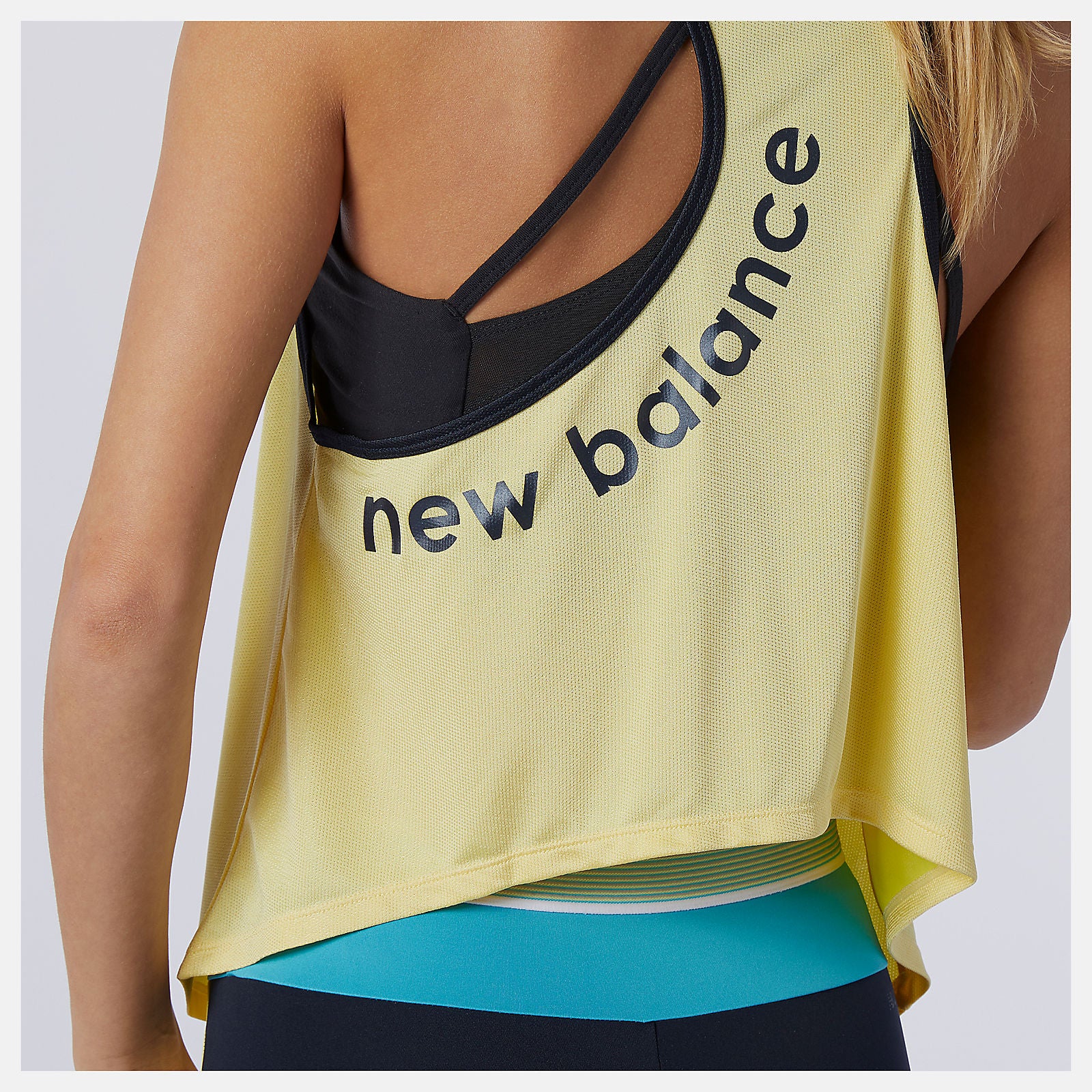 Lemon Haze Achiever Mesh Tank / New Balance Women