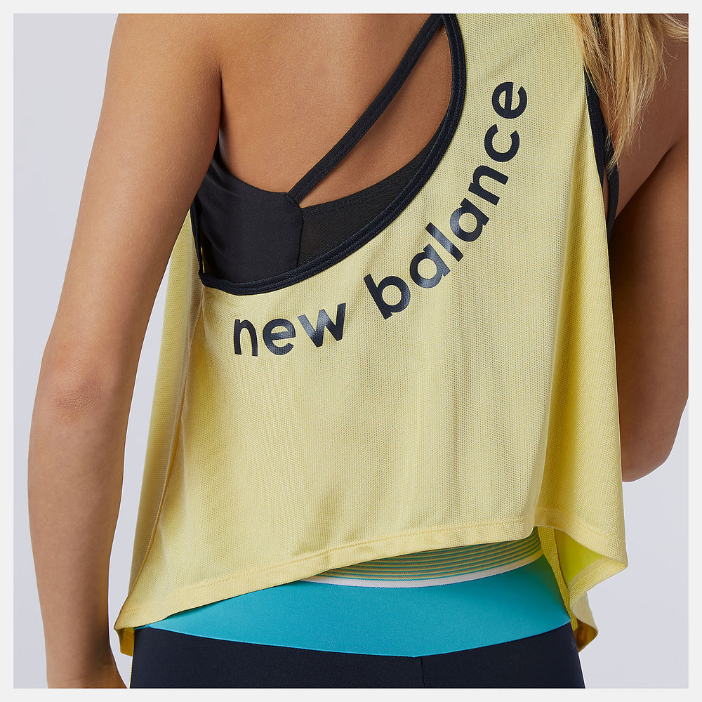 Lemon Haze Achiever Mesh Tank / New Balance Women