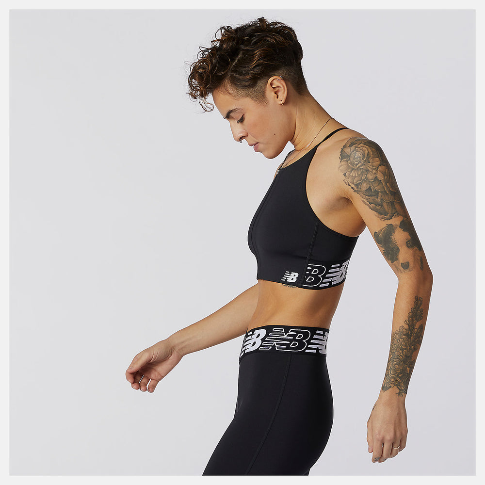 Black Relentless Crop Top / New Balance Women